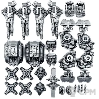 Описание картинки Adeptus Titanicus Acastus Knights Porphyrion от Red Rooster по цене 2 108руб | Свободный Рынок Миниатюр - СРМ