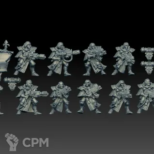 Описание картинки Battle Sister Squad (Scan) от AxeL's Forge по цене 125руб | Свободный Рынок Миниатюр - СРМ