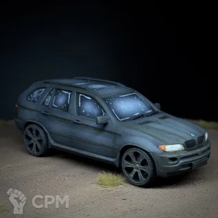 Описание картинки X5 SUV. Scatter vehicle, Special forces SUV police truck от Manufactorum76 по цене 1 400руб | Свободный Рынок Миниатюр - СРМ