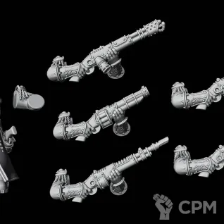 Описание картинки Solar Auxilia Command Squad от 3D Wargaming по цене 750руб | Свободный Рынок Миниатюр - СРМ