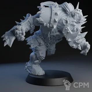 Описание картинки Blood Bowl - Varag Ghoul-Chewer от 3Д печать миниатюр по цене 554руб | Свободный Рынок Миниатюр - СРМ