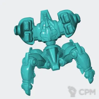 Описание картинки Protoss Immortal от White Blackjack по цене 999руб | Свободный Рынок Миниатюр - СРМ