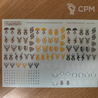 Описание картинки Wood Elf Realms Transfer Sheet от zurdo по цене 1 500руб | Свободный Рынок Миниатюр - СРМ