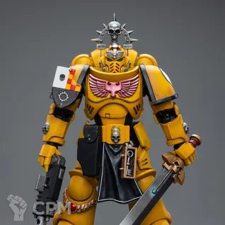 Описание картинки Imperial Fists Lieutenant with Power Sword от Строго по-Имперски по цене 4 320руб | Свободный Рынок Миниатюр - СРМ
