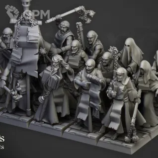 Описание картинки Cities of Sigmar - Empire Fanatics / Zealots от 3Д печать миниатюр по цене 2 818руб | Свободный Рынок Миниатюр - СРМ