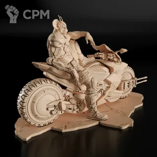 Описание картинки Modo Фигурка (Biker Mice from Mars) от GAS3TXD  по цене 5 400руб | Свободный Рынок Миниатюр - СРМ