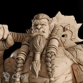 Описание картинки Thrall Фигурка (World of Warcraft) от GAS3TXD  по цене 4 200руб | Свободный Рынок Миниатюр - СРМ