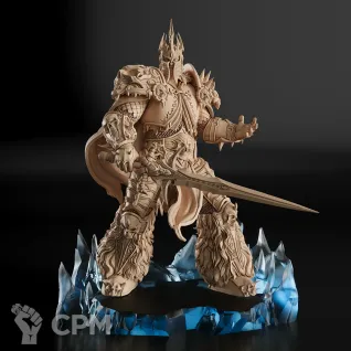 Описание картинки Arthas Menethil Фигурка (Warcraft) от GAS3TXD  по цене 3 900руб | Свободный Рынок Миниатюр - СРМ
