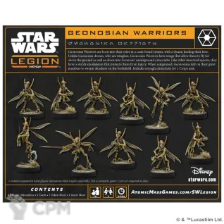 Описание картинки Star Wars: Legion - Geonosian Warriors Unit Expansion от StarkLogistics по цене 5 900руб | Свободный Рынок Миниатюр - СРМ