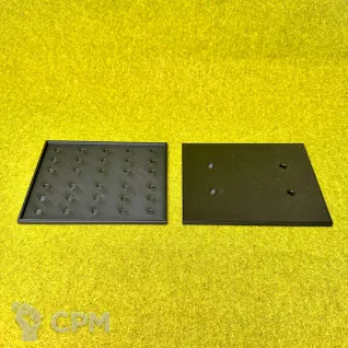 Описание картинки Movements tray для баз 25х50мм 5х2 (1шт) от Миниатюры и фигурки по цене 110руб | Свободный Рынок Миниатюр - СРМ