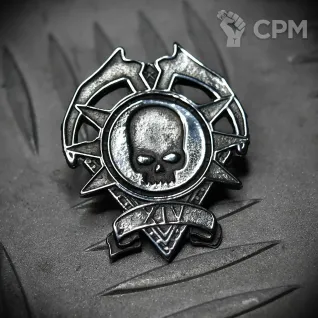 Описание картинки Значок XIV - Death Guard (Гвардия смерти) от Game&Reality Studio по цене 600руб | Свободный Рынок Миниатюр - СРМ