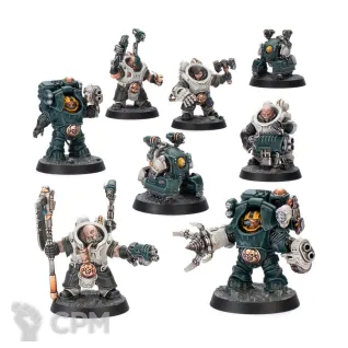 Описание картинки Ironhead Squat Charter Masters and Drill Masters от Dark Heresy по цене 1 850руб | Свободный Рынок Миниатюр - СРМ