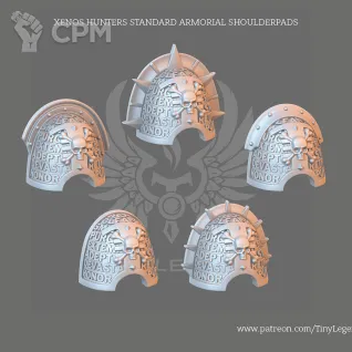 Описание картинки Deathwatch shoulder pads от Helnex workshop  по цене 20руб | Свободный Рынок Миниатюр - СРМ