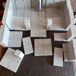 Описание картинки Набор тайлов "Готическое подземелье" от Dragar по цене 20 000руб | Свободный Рынок Миниатюр - СРМ