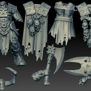 Описание картинки Deathbringer (Scan) от AxeL's Forge по цене 200руб | Свободный Рынок Миниатюр - СРМ