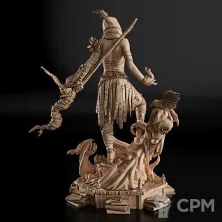 Описание картинки Morrigan Фигурка (Dragon Age) от GAS3TXD  по цене 4 000руб | Свободный Рынок Миниатюр - СРМ
