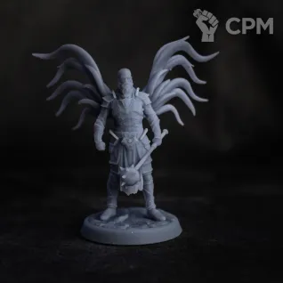 Описание картинки Человек/Паладин от Dark Craft Hobby по цене 360руб | Свободный Рынок Миниатюр - СРМ