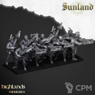 Описание картинки Empire Crossbowmen от Barduck Miniatures по цене 1 578руб | Свободный Рынок Миниатюр - СРМ
