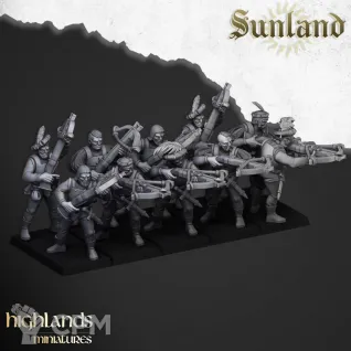 Описание картинки Empire Crossbowmen от Barduck Miniatures по цене 1 578руб | Свободный Рынок Миниатюр - СРМ