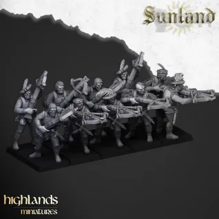 Описание картинки Empire Crossbowmen от Barduck Miniatures по цене 1 578руб | Свободный Рынок Миниатюр - СРМ