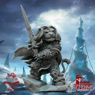 Описание картинки Артас | Коллекционная миниатюра 70 мм от Blood Carrot Knights по цене 1 350руб | Свободный Рынок Миниатюр - СРМ