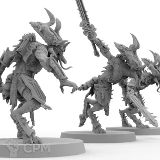 Описание картинки Bloodmaster Herald of Khorne от 3Д печать миниатюр по цене 317руб | Свободный Рынок Миниатюр - СРМ