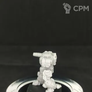 Описание картинки Urbanmech UM-R60 Alternative (30 тонн) от Dwarf Pirate Foundry по цене 450руб | Свободный Рынок Миниатюр - СРМ