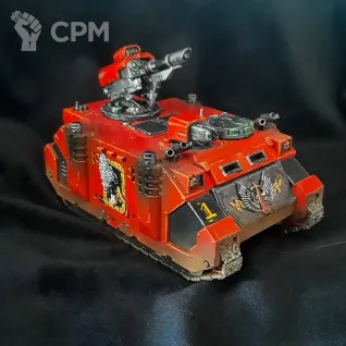 Описание картинки Space Marine Razorback (оригинал) от Superguns по цене 4 000руб | Свободный Рынок Миниатюр - СРМ
