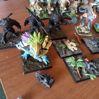 Описание картинки Lizardmen / Seraphon от Акис по цене 50 000руб | Свободный Рынок Миниатюр - СРМ
