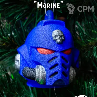 Описание картинки Елочная игрушка "Marine" покрас от Nathan Holn по цене 990руб | Свободный Рынок Миниатюр - СРМ