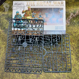 Описание картинки Литник пластиковых FRENCH INFANTRY (1916-1940) 28MM от Варгеймс Атлантик от V130177@mail.ru по цене 1 100руб | Свободный Рынок Миниатюр - СРМ