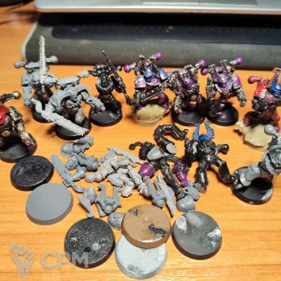 Описание картинки Khorne berzerkers от Сергиев Илья по цене 1 300руб | Свободный Рынок Миниатюр - СРМ