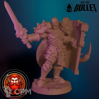 Описание картинки Человек воин от Falgrim's_shop по цене 420руб | Свободный Рынок Миниатюр - СРМ