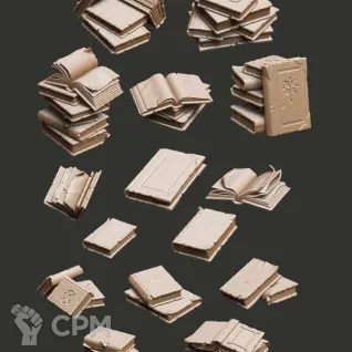 Описание картинки Library от Орки с наГорки по цене 200руб | Свободный Рынок Миниатюр - СРМ