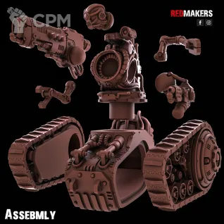 Описание картинки Mech-Destroyer от Wardog Workshop по цене 900руб | Свободный Рынок Миниатюр - СРМ