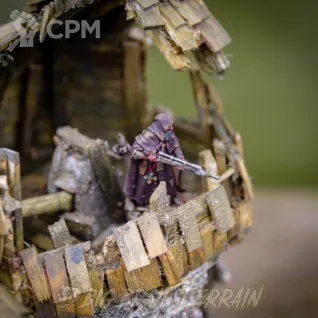 Описание картинки Развалины Мельницы ✠ TRENCH CRUSADE от Big Brain Terrain по цене 5 550руб | Свободный Рынок Миниатюр - СРМ