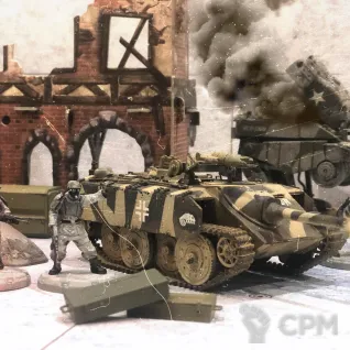 Описание картинки E-10 Flammhetzer Dust 1947 от Munin по цене 3 000руб | Свободный Рынок Миниатюр - СРМ