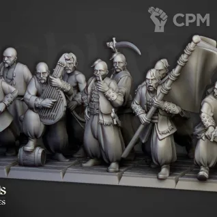 Описание картинки Kislev Cossacks от Barduck Miniatures по цене 1 684руб | Свободный Рынок Миниатюр - СРМ