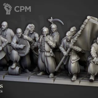 Описание картинки Kislev Cossacks от Barduck Miniatures по цене 1 684руб | Свободный Рынок Миниатюр - СРМ