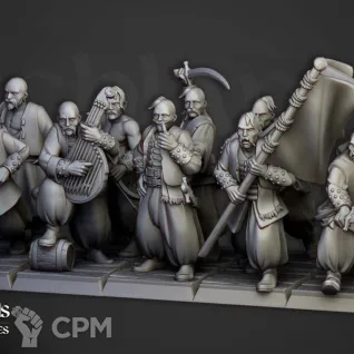 Описание картинки Kislev Cossacks от Barduck Miniatures по цене 1 684руб | Свободный Рынок Миниатюр - СРМ