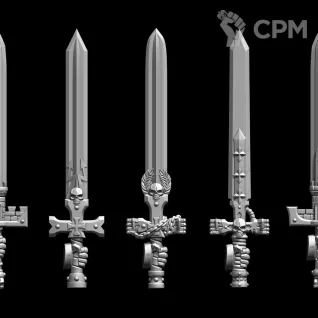 Описание картинки Мечи Sword (левая рука) от LDBits по цене 547руб | Свободный Рынок Миниатюр - СРМ