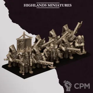 Описание картинки Chaos Dwarfs/Marduk Shooter Jezail от Barduck Miniatures по цене 2 029руб | Свободный Рынок Миниатюр - СРМ