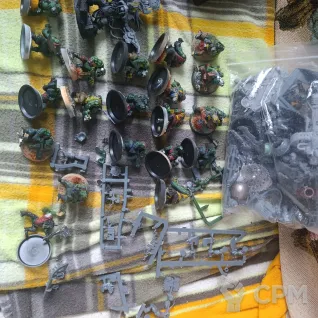Описание картинки Ork boyz, warboss, битсы от landy по цене 3 000руб | Свободный Рынок Миниатюр - СРМ