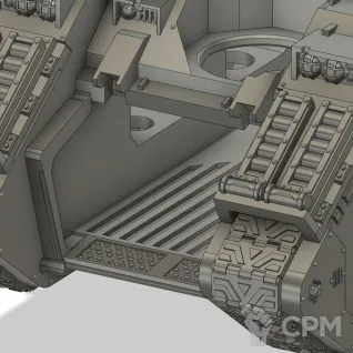 Описание картинки Grey Knights Land Raider Bits (обвес) от 3Д печать миниатюр по цене 637руб | Свободный Рынок Миниатюр - СРМ
