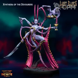 Описание картинки Xynthera of the Devourers от Бруталити по цене 500руб | Свободный Рынок Миниатюр - СРМ
