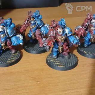 Описание картинки Space Marines Aggressors от GoglbMoglb по цене 2 500руб | Свободный Рынок Миниатюр - СРМ