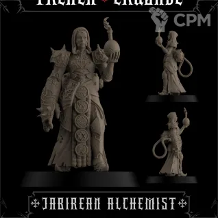 Описание картинки Jabirean Alchemist от Age of Printmar по цене 48руб | Свободный Рынок Миниатюр - СРМ