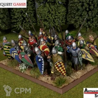 Описание картинки Conquest Games Norman Infantry от Base 28 по цене 2 900руб | Свободный Рынок Миниатюр - СРМ