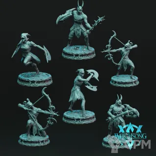 Описание картинки Hellforged Thralls от ADEPT M&P по цене 2 000руб | Свободный Рынок Миниатюр - СРМ