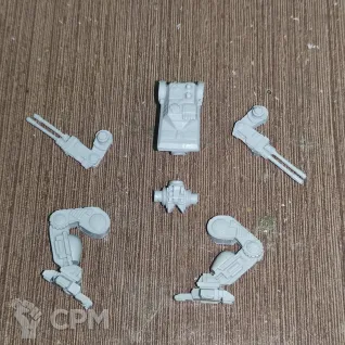 Описание картинки Warhawk Prime (85 тонн) от Dwarf Pirate Foundry по цене 500руб | Свободный Рынок Миниатюр - СРМ